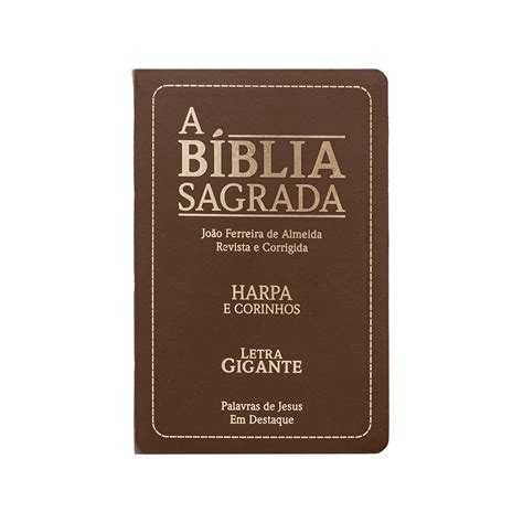 Biblia Sagrada Arc Capa Bonded Letra Extra Gigante Preta Manah Books