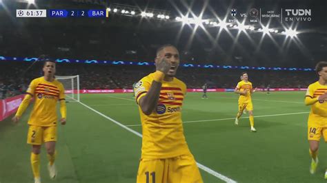 Golazo De Raphinha Y El Barcelona Lo Empata Ante El PSG TUDN UEFA