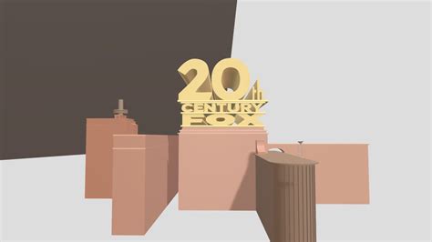 20th Century Fox Logo From The Simpsons - 3D model by Foodinator (@kidsthyes) [29bf4dc] - Sketchfab