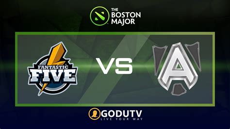 Fantasic Five Vs Alliance Bo1 Boston Major Qualifier GoduTV Dota