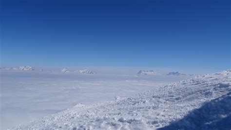 Free Picture Blue Sky Ridge Altitude Winter Snow Cold Nature