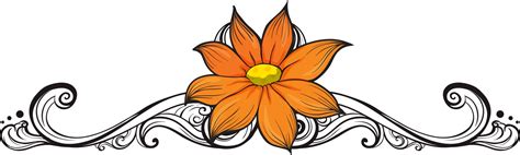 Simple Flower Design Border Drawing Best Flower Site