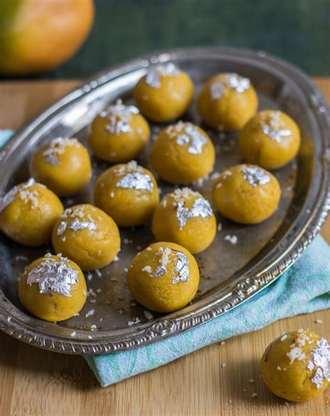 Mango Coconut Almond Ladoo