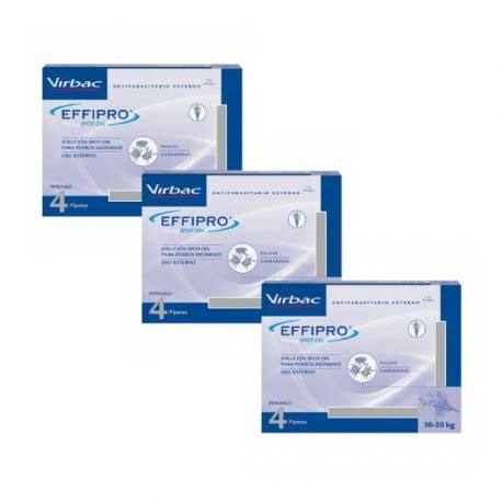 Effipro Spot On Pack Ahorro Pipetas Para Perros Medianos Kg