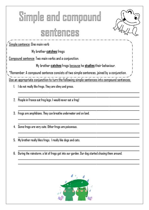 Sentences Worksheets Simple Sentences Worksheets Worksheets Library