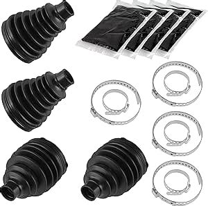 Amazon Caltric Rear Axle Inner Outer Cv Boot Kit Compatible With