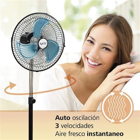 Ventilador De Pie Industrial Av Avant W Y Cm Oscilante