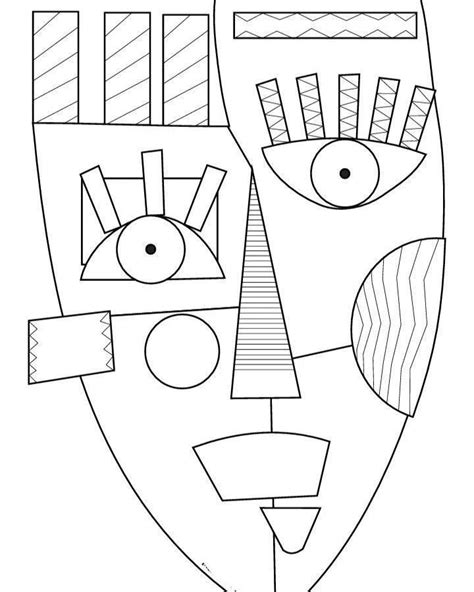 A Mask That Is Made Out Of Paper And Has Been Drawn In The Shape Of A Face