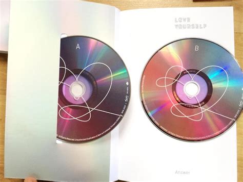 Official Bts Photo Album Cd Set Love Yourself Her Tear