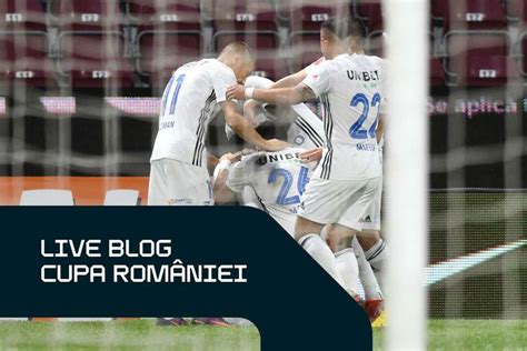 Live Blog Cupa României U Cluj și CFR Cluj și au împărțit punctele în