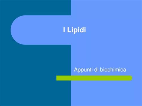 Ppt I Lipidi Powerpoint Presentation Free Download Id 676859