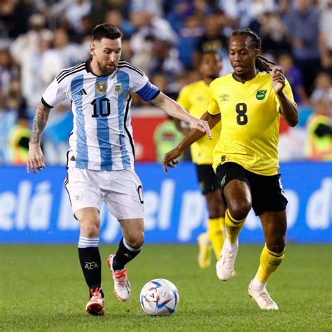 Argentina Jamaica Los Goles De Julián Álvarez Y Lionel Messi