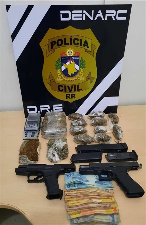 Trio Suspeito De Tráfico é Preso Com Pistolas Munições E Dinheiro Em