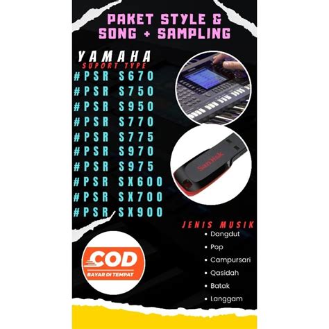 Jual Flashdisk Isi LAGU KEYBOARD Style Dan Song Shopee Indonesia