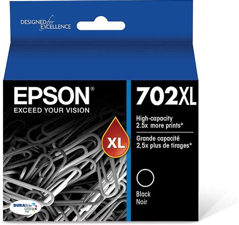 Genuine Epson Xl Ultra High Yield Black Color Ink Cartridge For Wf