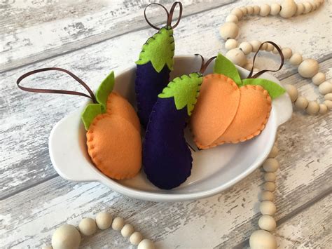 Eggplant And Peach Emoji Decoration Etsy