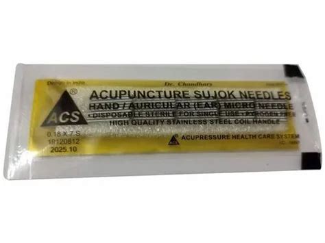 Silicone Acupuncture Sujok Needle For Hospital At Best Price In Chennai