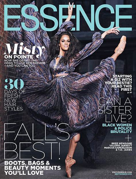 Misty Copeland On Essence Magazine September 2015 Cover