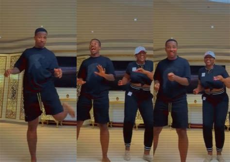 Andile Mpisane, MamMkhize do viral 'Tshwala Bami' dance challenge