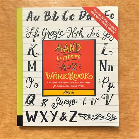 Hand Lettering A To Z Workbook By Abbey Sy