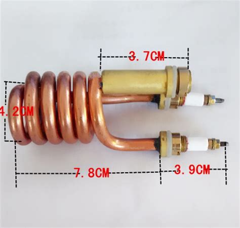 Electric Water Heating Tube 3000W Copper Heating P Vicedeal