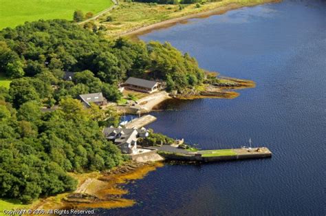 Melfort Pier Harbour In Melfort Scotland United Kingdom