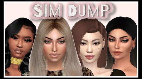 Sim Dump Sims 4 Cas Cc Linksfolder And Sim Download Youtube