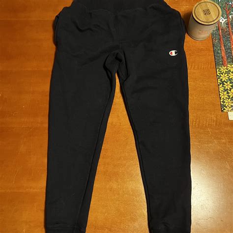 Champion Joggers Navy Blue Size M Used In Good Depop