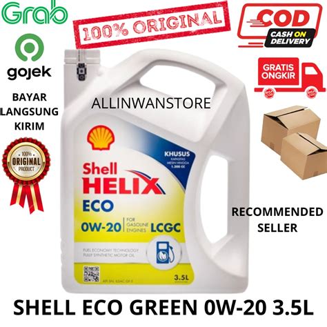 Jual Oli Shell Helix Eco W L Liter Asli Original