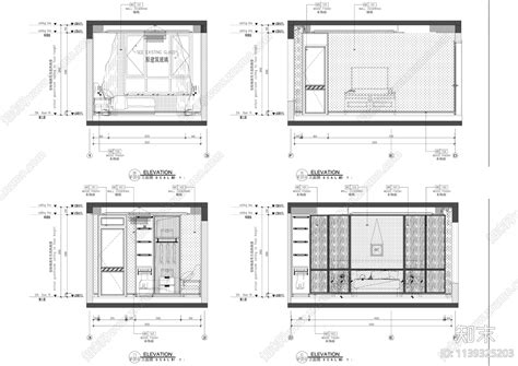 现代奢华二层别墅样板房精装修施工图下载【id1139325203】知末案例馆