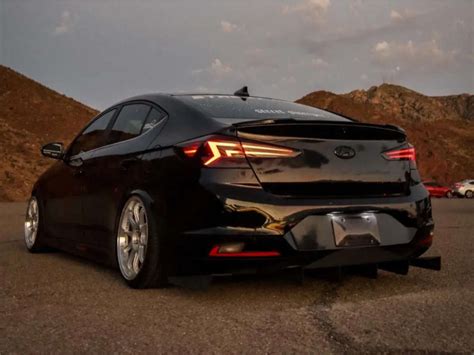 2019 Hyundai Elantra With 18x8 5 30 ESR Cs12 And 215 35R18 Delinte D7