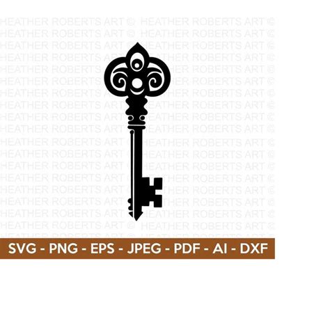 Key Svg Key Clipart Svg Lock Svg Antique Svg House Key S Inspire