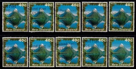 New Zealand Definitives C Mitre Peak Stamps X Vfu