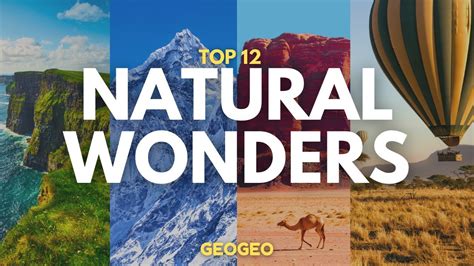 Top 12 MUST SEE Natural Wonders Of The World Travel Video YouTube