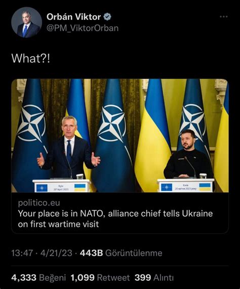 FOTO HABER Macaristan Başbakanı Viktor Orban NATO Genel Sekreteri