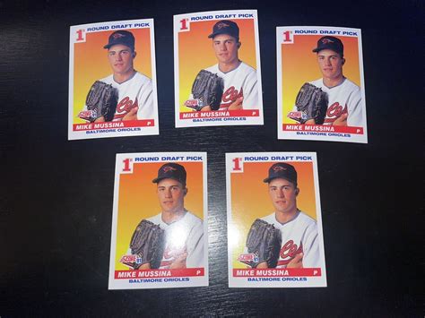 Mike Mussina Score Rookie Card Lot Baltimore Orioles Ebay