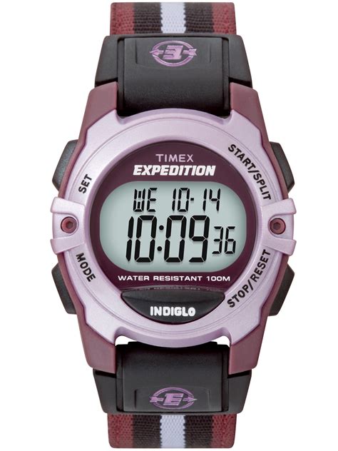 Timex Expedition Digital Watch With Nylon Strap Purple T49659JT