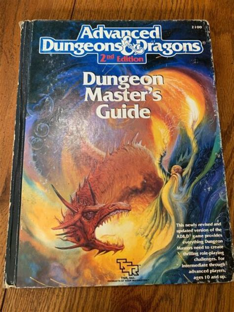 1989 TSR Dungeon Master S Guide Ad D 2nd Edition 2100 For Sale Online