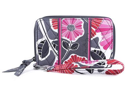 Vera Bradley Zip Around Wristlet Cheery Blossoms Vera Bradley