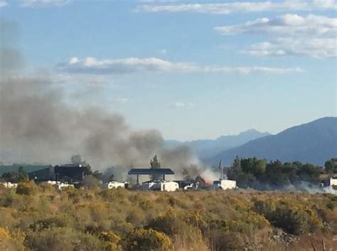 2 Wildfires Surround Evacuated Nevada Rv Park Woodalls Campground