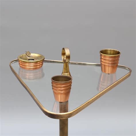 Vintage Italian Brass Smoking Stand Circa 1950s At 1stdibs