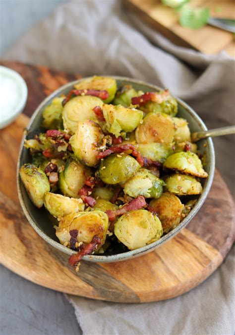 Brussels Sprouts With Bacon Garlic Curly S Cooking