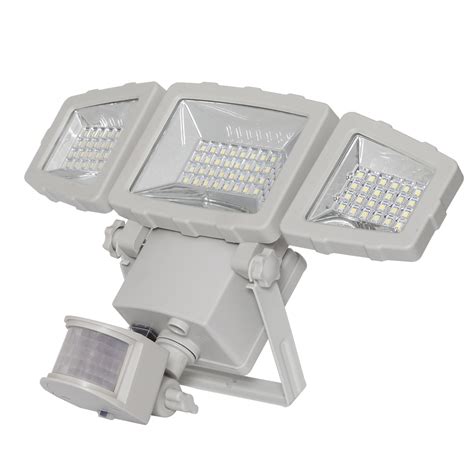 Lumen Triple Head Solar Security Light Motion Activated