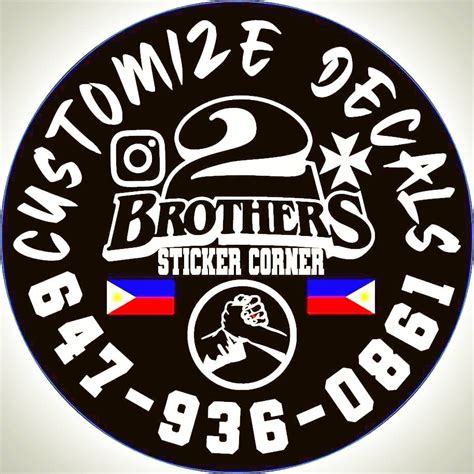 2 Brothers Sticker Corner Sticker Store Toronto