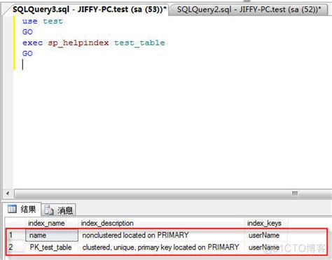 Sql Server查看表的索引 Sql Server查看索引使用情况 Mob64ca14092155的技术博客 51cto博客