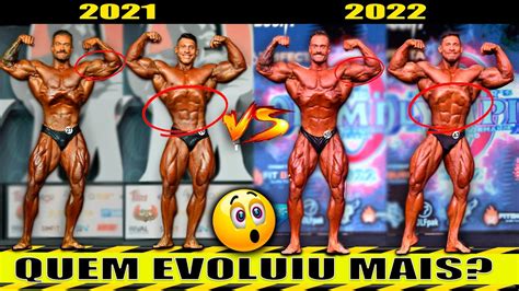 RAMON DINO POSANDO AO LADO DO CBUM MR OLYMPIA 2021 VS 2022 YouTube