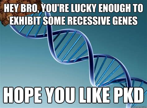 Hey Bro Youre Lucky Enough To Exhibit Some Recessive Genes Hope You