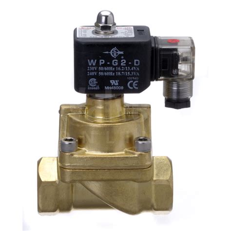 Brass Solenoid Valve 0 5 12 Bar Rated Steam Servo Assisted 3 8 2