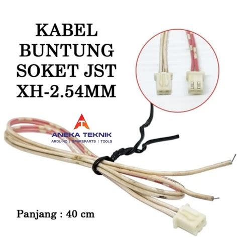 Jual Kabel Soket Terminal JST Connector XH 2 54mm 2 Pin Shopee Indonesia