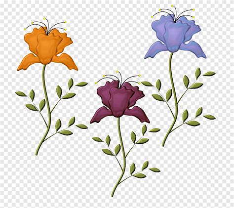 Floral Design Cut Flowers Violet Design Purple Herbaceous Plant Png